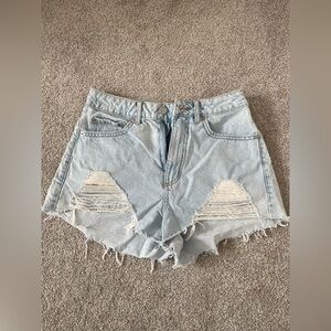 Garage Festival Shorts Light Blue